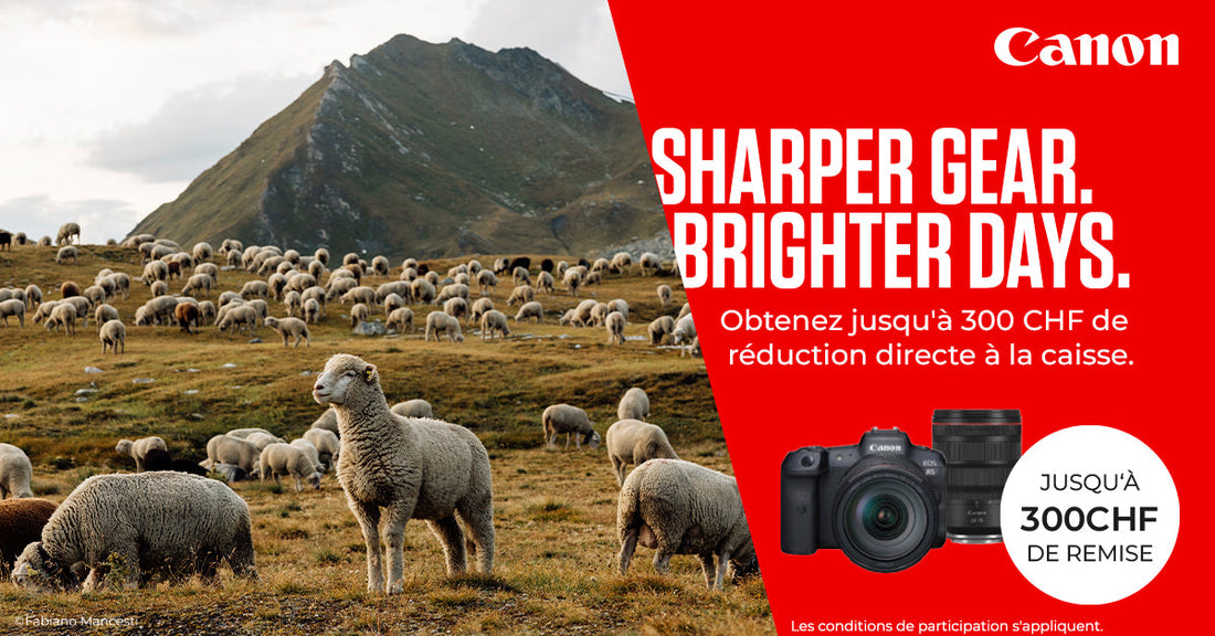 Promo Canon – Jusqu’à CHF 300.– de remise immédiate