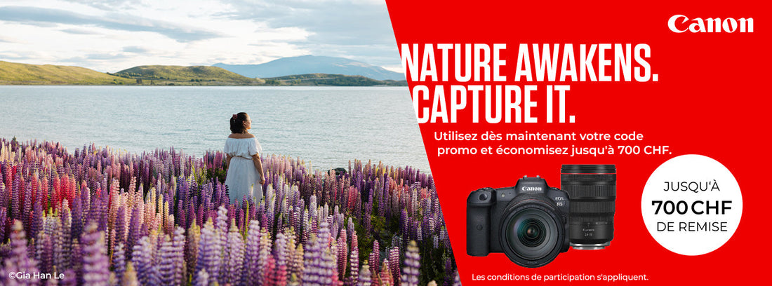 Promo Canon : jusqu’à CHF 700.– de remise immédiate
