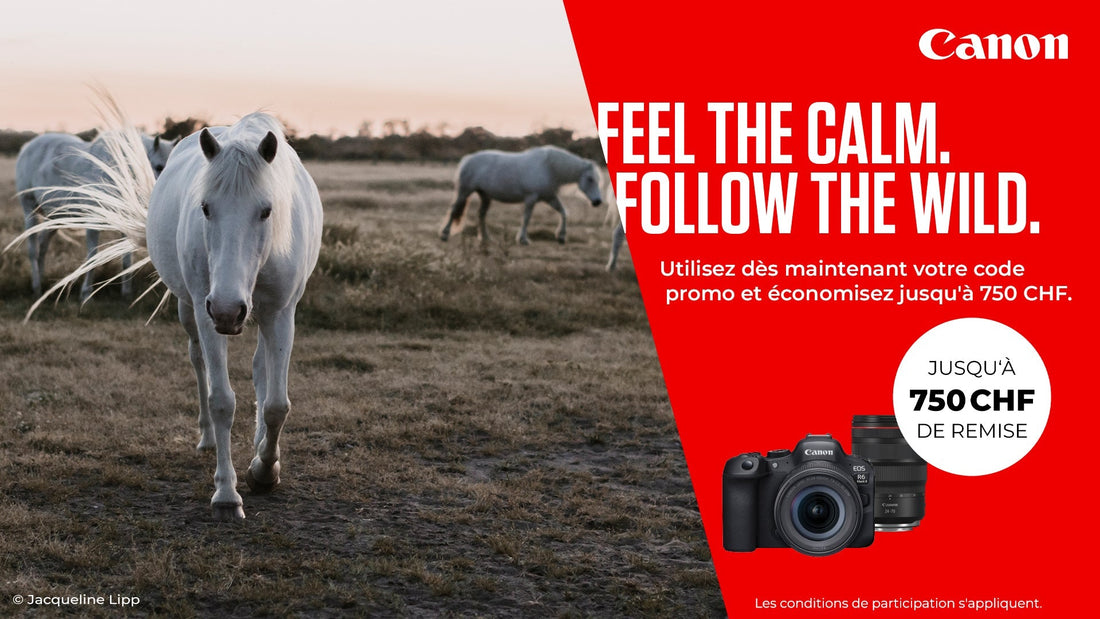 Promo Canon Été 2026 : jusqu’à CHF 750.– de remise immédiate