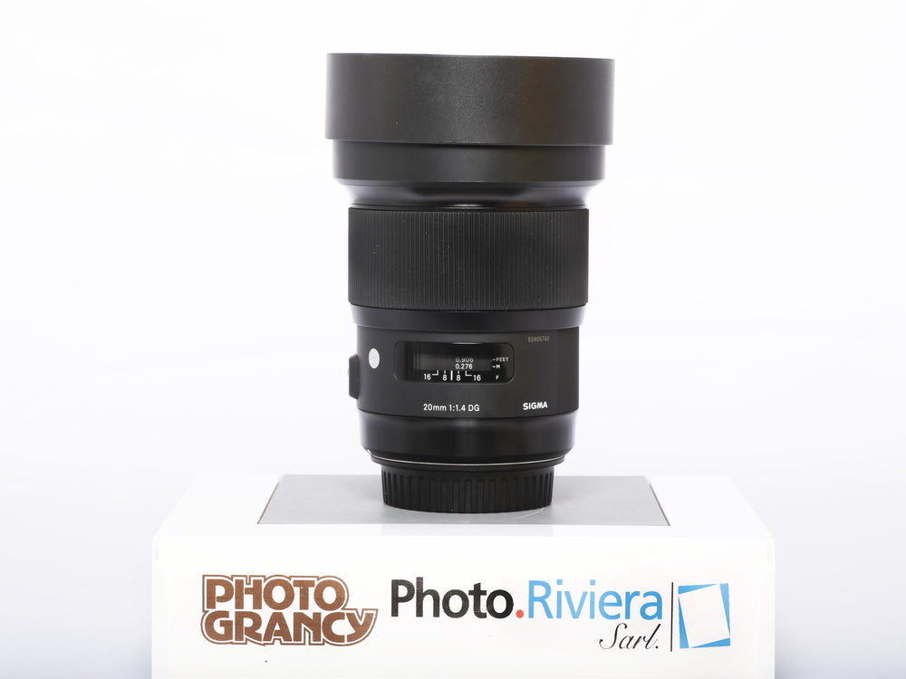 Occasion Sigma 20mm f1.4 Art pour Canon EF