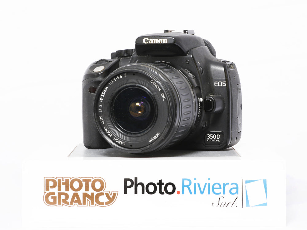 Occasion Canon EOS 350D avec 18-55mm II et carte CF