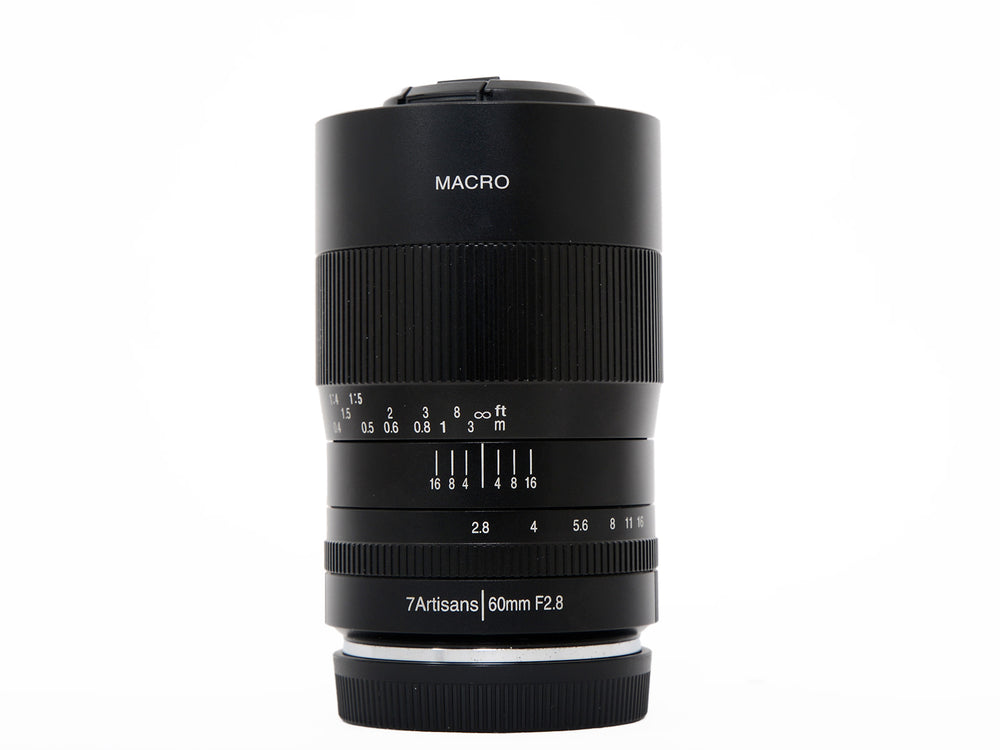 Occasion 7 Artisans 60mm f2.8 Macro Monture Sony E-Mount APC-S