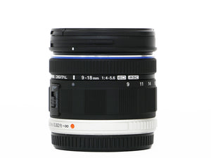 Occasion Olympus 9-18mm f4-5.6 ED MSC Monture Micro 4/3