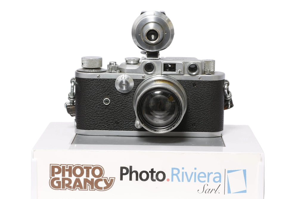 Occasion Leica IIIb kit 50mm f2 + 90mm f4 + accessoires