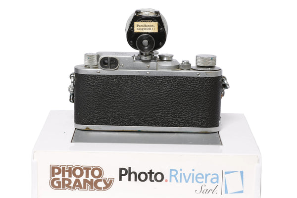 Occasion Leica IIIb kit 50mm f2 + 90mm f4 + accessoires