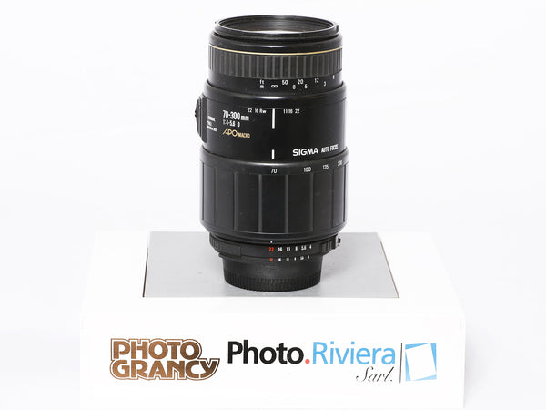 Occasion Sigma 70-300mm f4-5.6 Apo Macro pour Nikon F