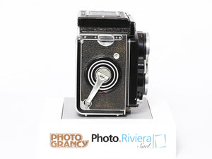 Occasion Rolleiflex xenotar 80mm f2.8 et étui en cuir