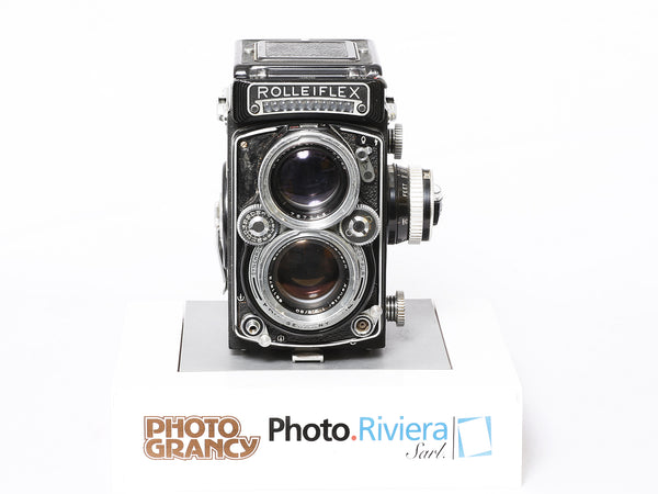 Occasion Rolleiflex xenotar 80mm f2.8 et étui en cuir