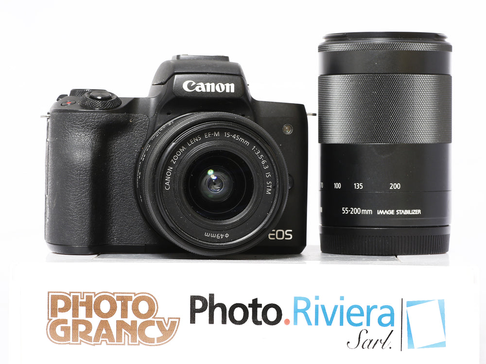 Occasion Canon EOS M50 Kit 2 objectifs ( 6'000 déclenchements )
