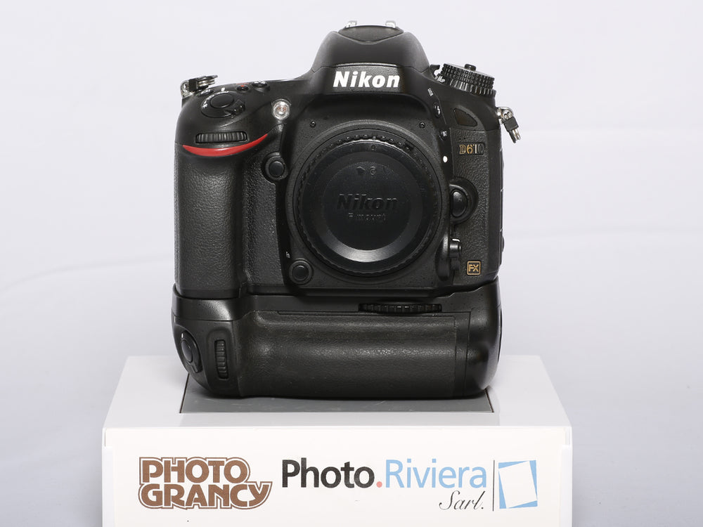 Occasion Nikon D610 with grip (3,800 shutter count)