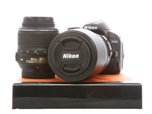 Occasion Nikon D3100 kit Nikon 18-55 VR + 55-300mm VR