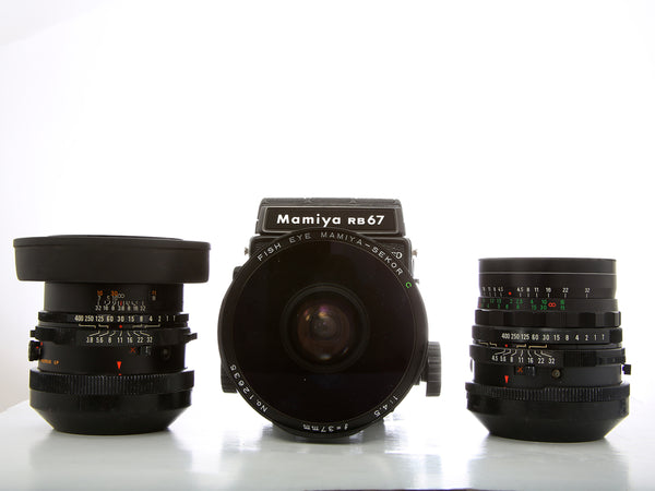 Mamiya RB 67 + 3 objectifs