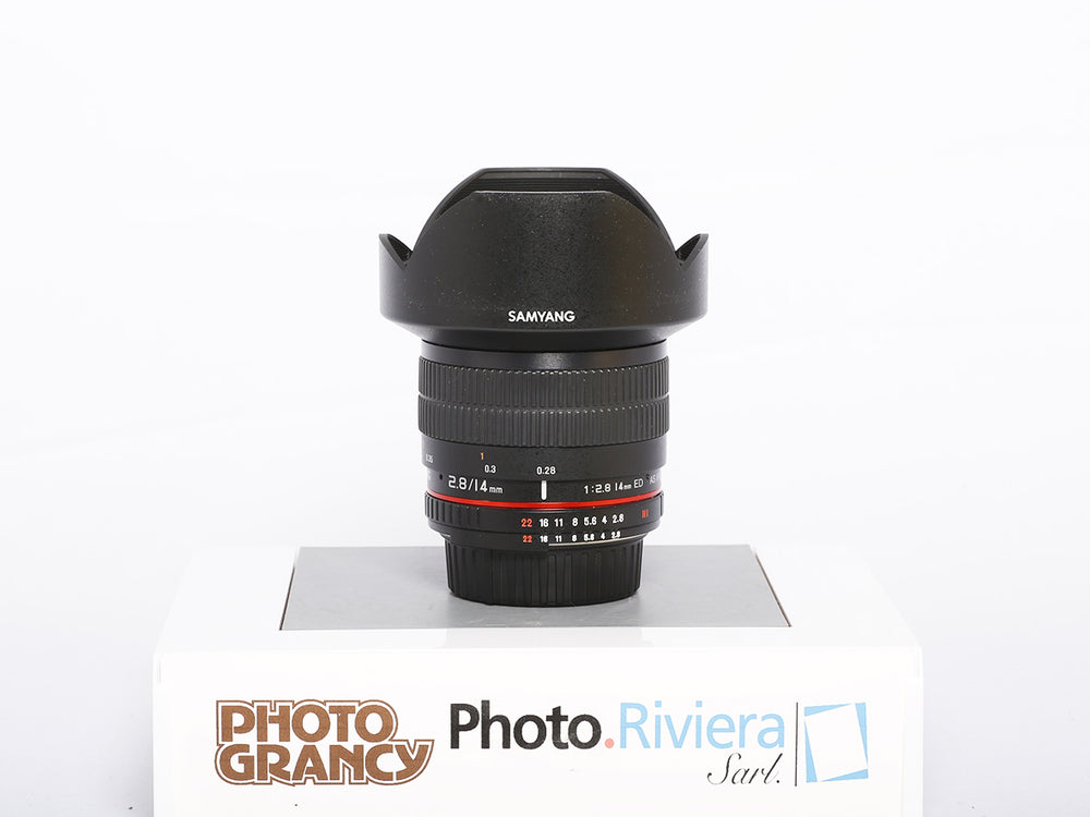 Occasion Samyang 14mm f2.8 AS IF pour Canon EF full frame