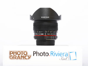 Occasion Samyang 8mm f3.5 FISH-EYE CS II monture Nikon