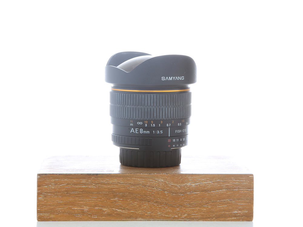 Occasion Samyang AE 8mm f3.5 FISHEYE Monture Nikon F