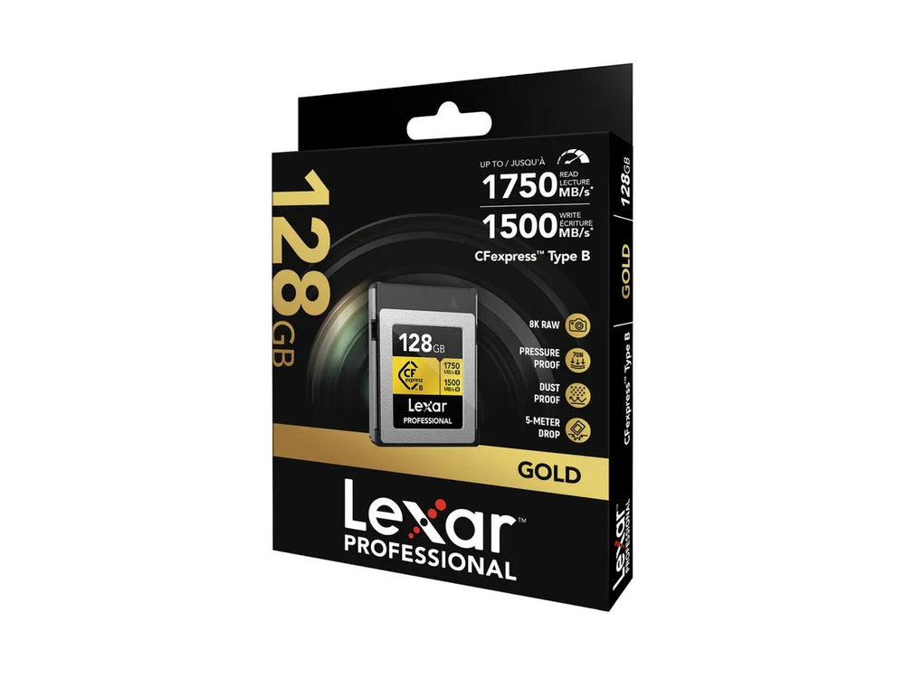 Lexar 1750MB/s CFexpress B 128GB Gold