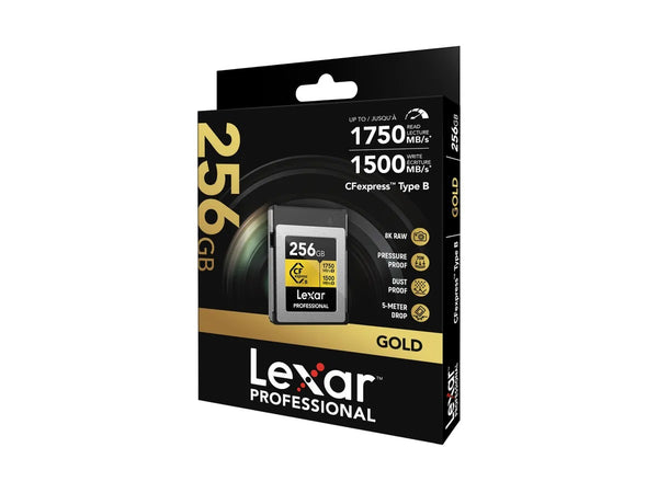 Lexar 1750 MB/s CFexpress B 256 GB Gold