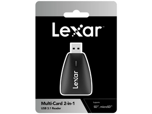 Lexar Multi-Card 2-in-1 SD et MicroSD Reader