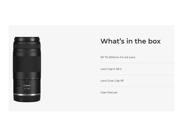 Canon RF 75-300mm F4-5.6
