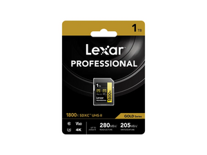 Lexar 1800x UHS-II SDXC 1 TB Gold