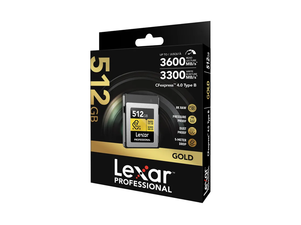 Lexar 3600MB/s CFexpress4.0 B 512GB Gold