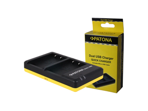 Patona Dual-USB-Ladegerät Olympus BLS-5