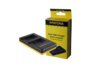 Patona Dual-USB-Ladegerät NB-13L
