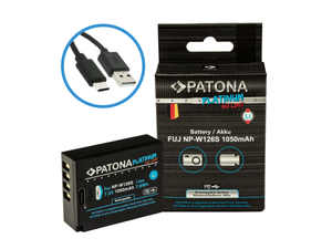 Patona Platinum Fujifilm NP-W126S USB-C Akku 
