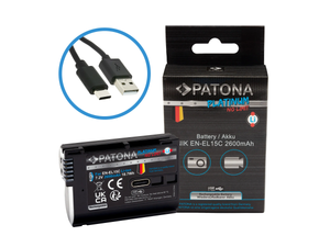Patona Platinum Nikon EN-EL15C USB-C Akku