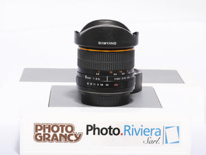 Samyang 8mm f3.5 fisheye pour Nikon Dx